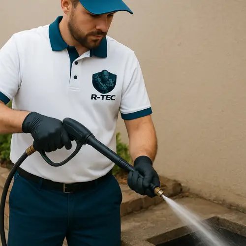 Serviço de hidrojateamento