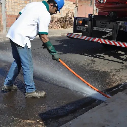 Serviço de desentupimento de ralo